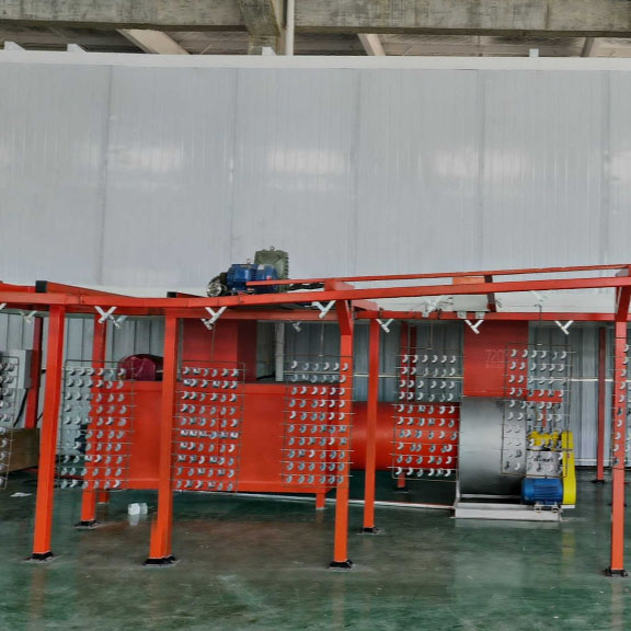 電動(dòng)車(chē)把手總成噴塑線